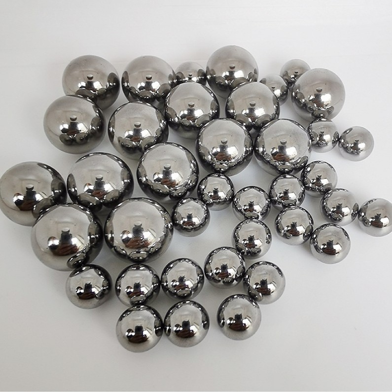 Surface treatment of steel balls